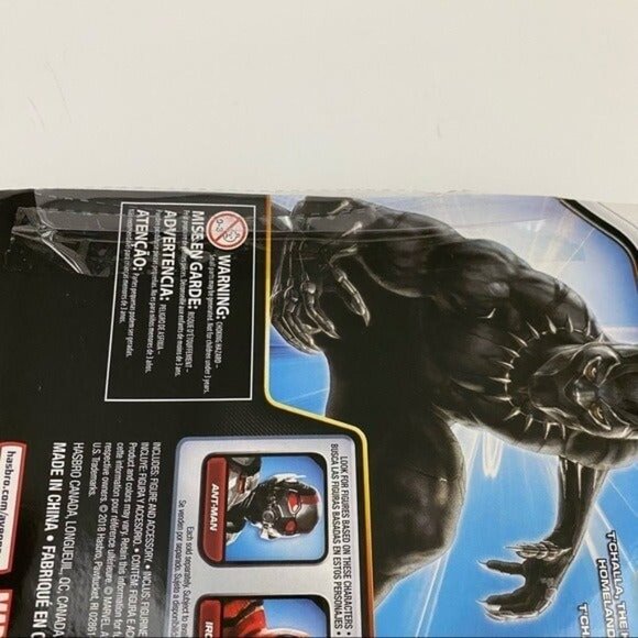 Marvel Avengers Black Panther Superhero Action Figure Toy 2018 Hasbro - Picture 7 of 9